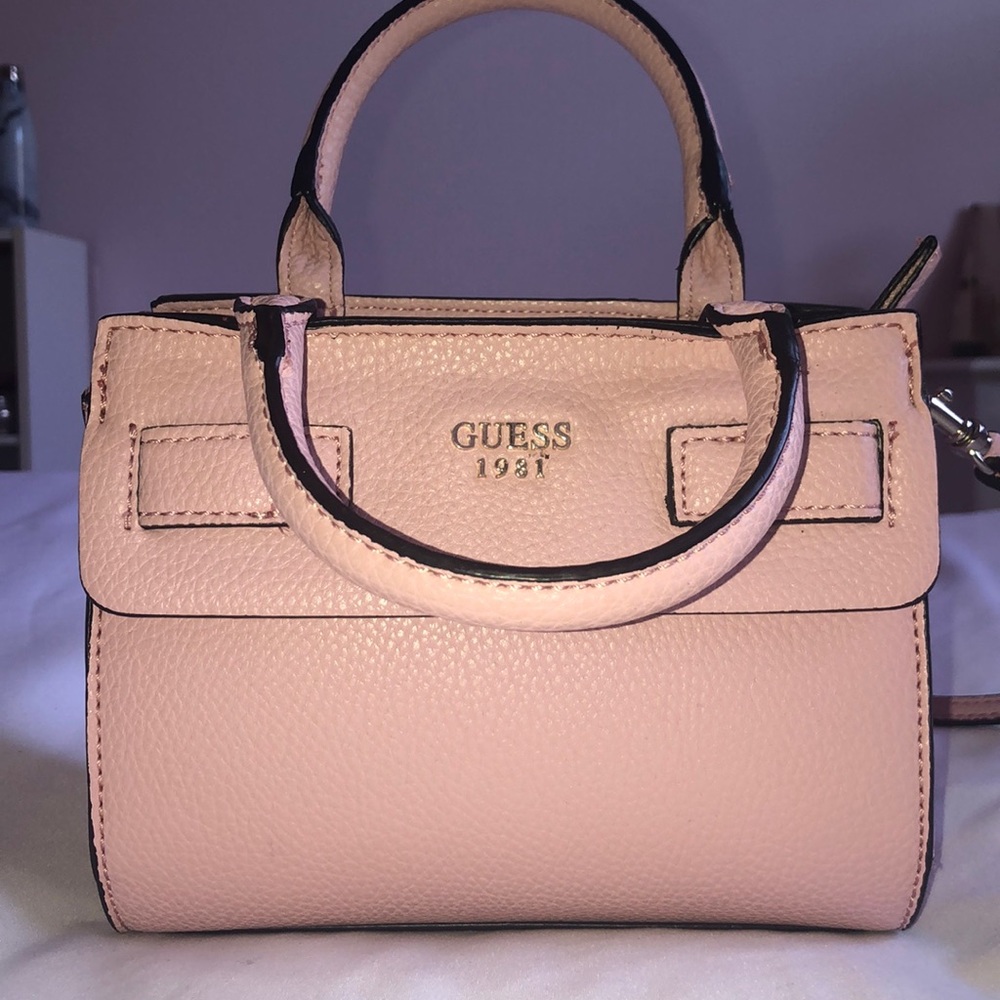 GUESS pink crossbody bag